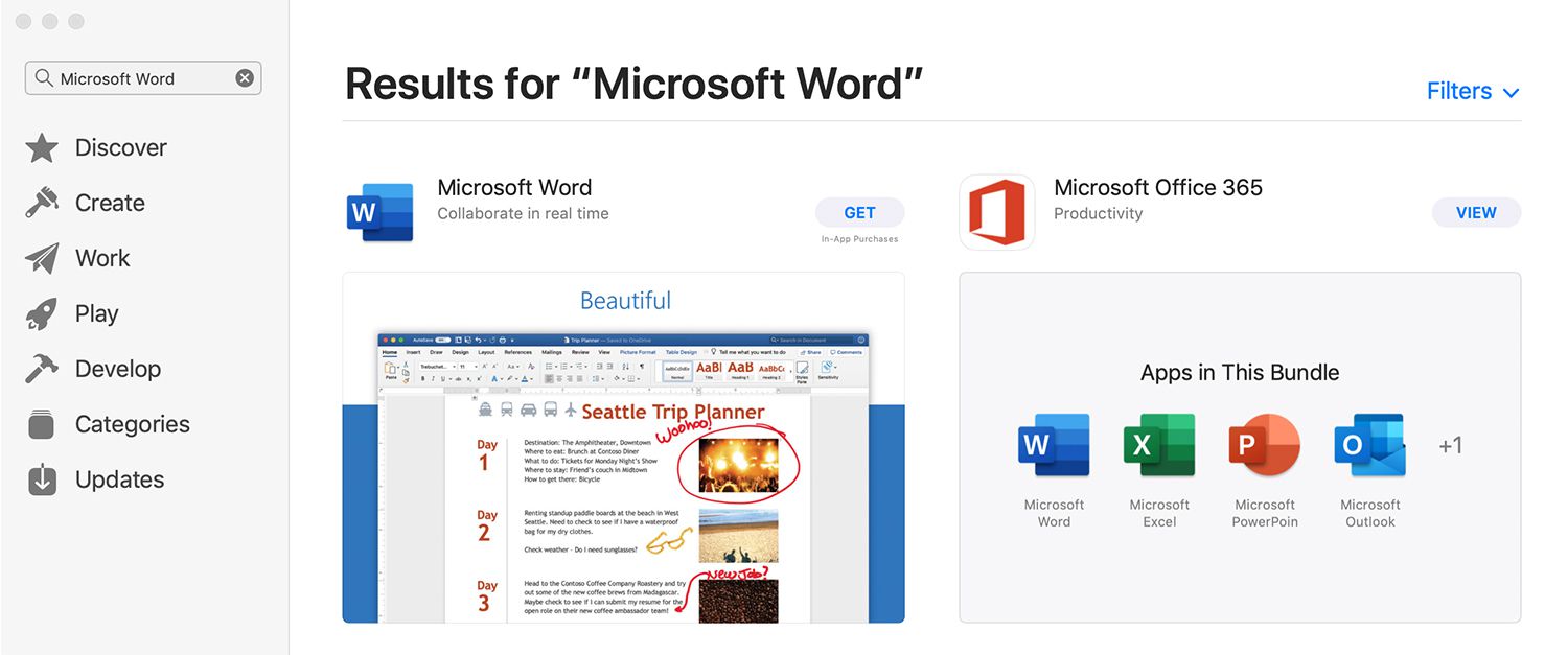 ms word for mac os